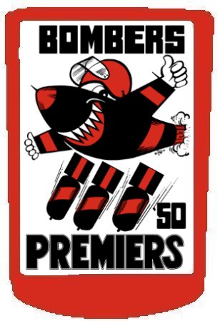 1950 Essendon Stubby Holder FREE POST IN AUSTRALIA